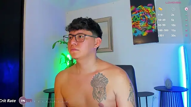 Show modela ChrisRuiz na web-kameri
