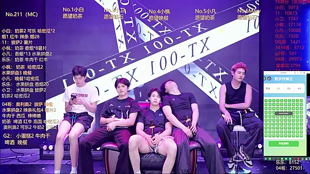 Show de XT-YYDS-001 na webcam