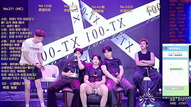Show de XT-YYDS-001 na webcam