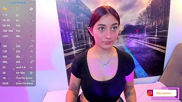 Show webcam de Nina-Mars