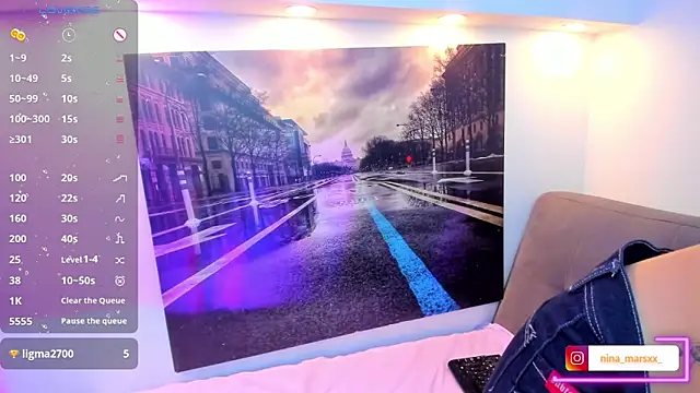 Nina-Mars Adlı Modelin Web Kamerası Şovu