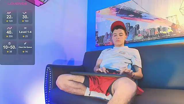 Вебкам-шоу kevinn_bluee