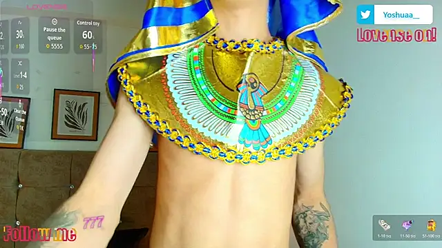 Show de Yoshua_Smith_ na webcam