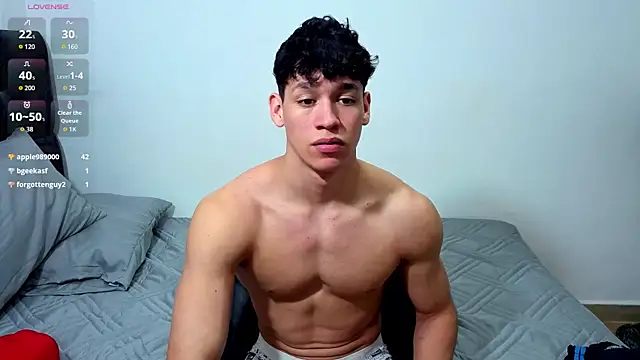 Luke_Muscle Pertunjukan Webcam