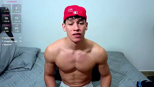 Luke_Musclen Webbikameraesitys