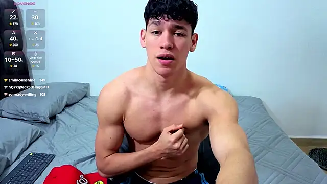 Luke_Muscle Pertunjukan Webcam