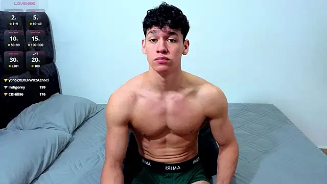 Luke_Muscle Pertunjukan Webcam