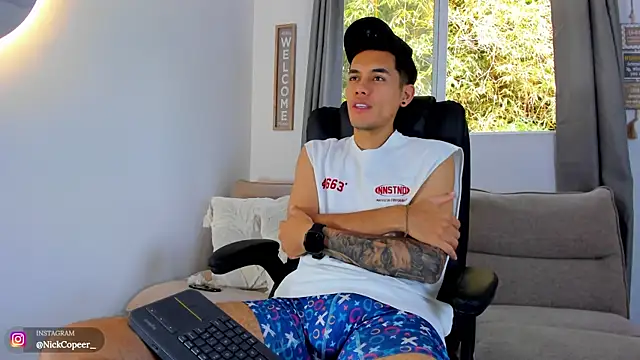 Show webcam de NickCopeer_