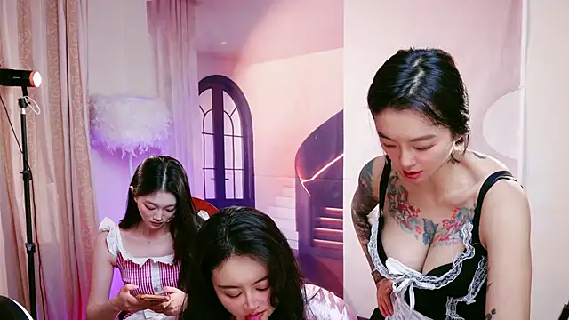Pinnnkcat 웹캠 쇼