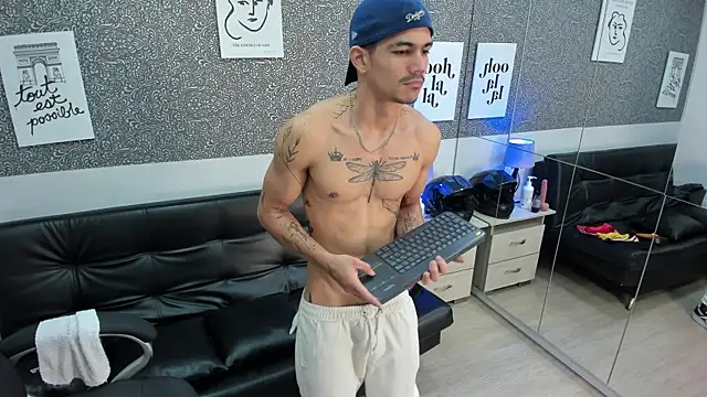 Show modela Jared_Cole na web-kameri