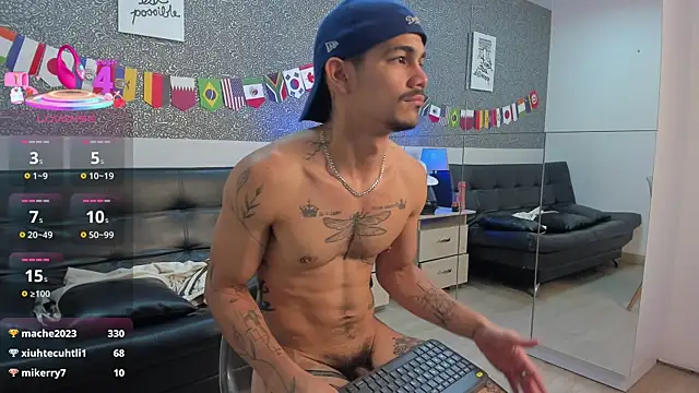 Show modela Jared_Cole na web-kameri