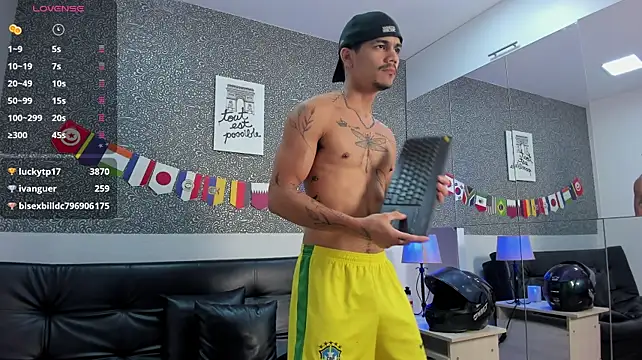 Show modela Jared_Cole na web-kameri