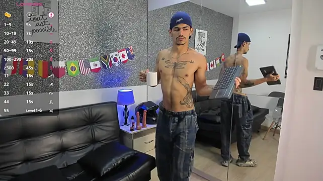 Show modela Jared_Cole na web-kameri