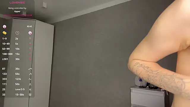 Show modela KittiePolakoff na web-kameri