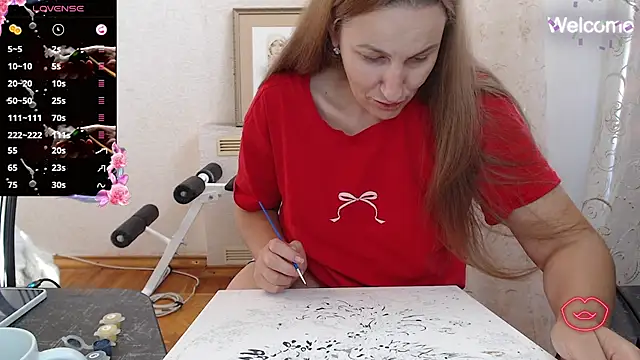 XXX chat uživo modela Yevgeshka-Milashka