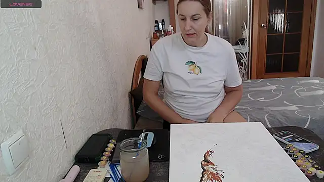 Show modela Yevgeshka-Milashka na web-kameri