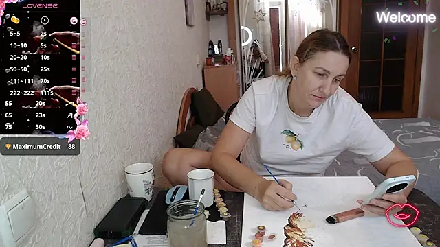 Czat XXX na żywo – Yevgeshka-Milashka
