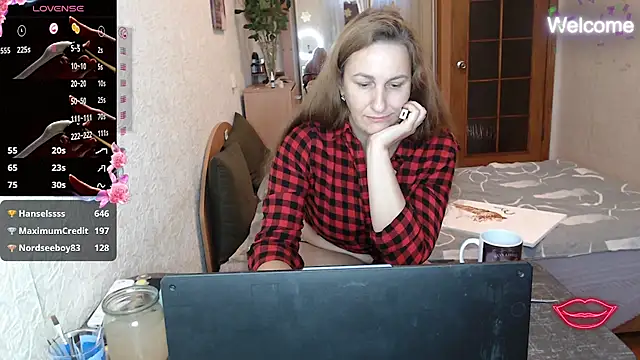 XXX chat uživo modela Yevgeshka-Milashka