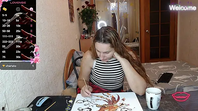 Show webcam de Yevgeshka-Milashka