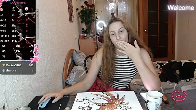 Chat XXX ao vivo de Yevgeshka-Milashka
