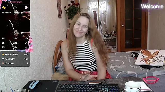 XXX chat uživo modela Yevgeshka-Milashka