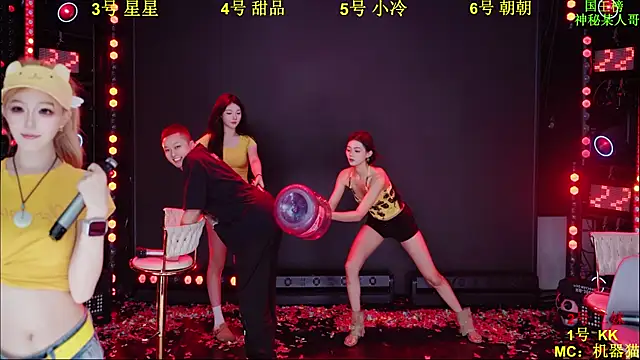 הופעת וובקאם של Comebaby007