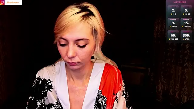 Blondice's Live XXX Chat