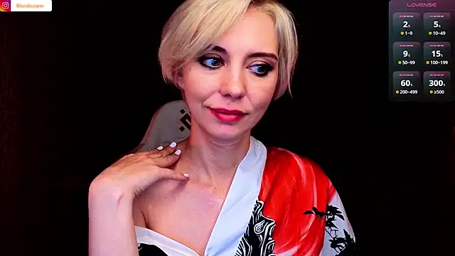 Chat XXX ao vivo de Blondice