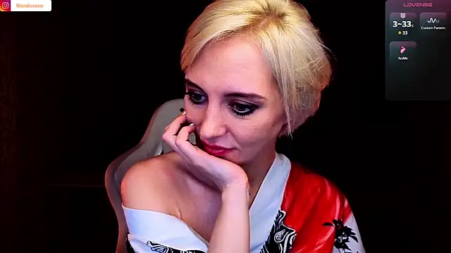 Chat XXX ao vivo de Blondice