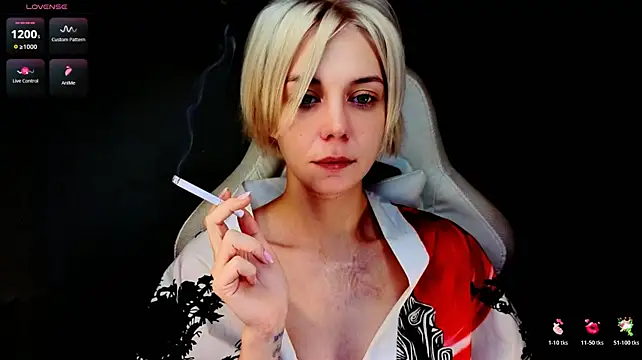 Blondice Adlı Modelin Web Kamerası Şovu