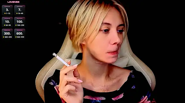 Blondice Adlı Modelin Web Kamerası Şovu