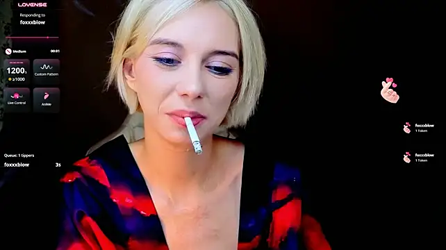 Chat +18 de Blondice ao vivo
