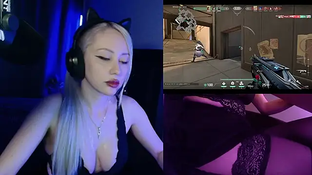 הופעת וובקאם של roxxyrowe