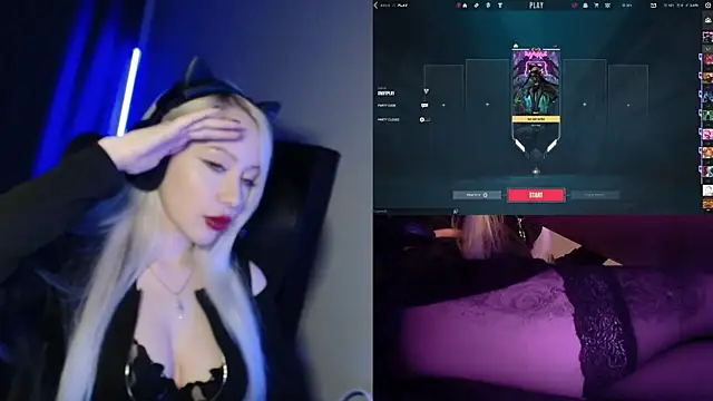 roxxyrowe Шоу с уебкамера