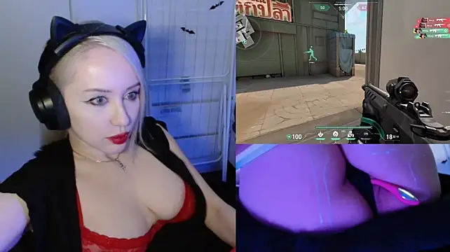 Show de roxxyrowe na webcam