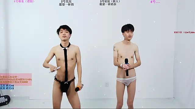 Show modela YinLi-Boy na web-kameri