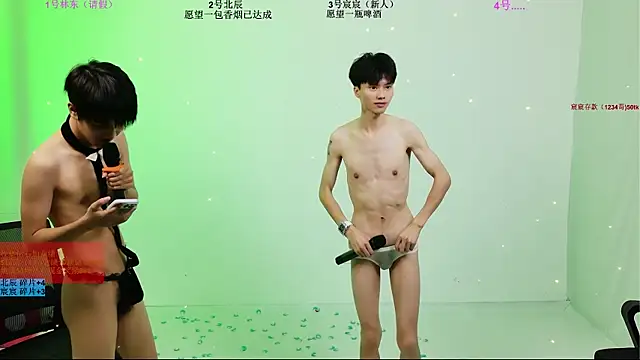 Show modela YinLi-Boy na web-kameri
