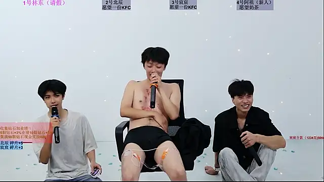 Show de YinLi-Boy na webcam