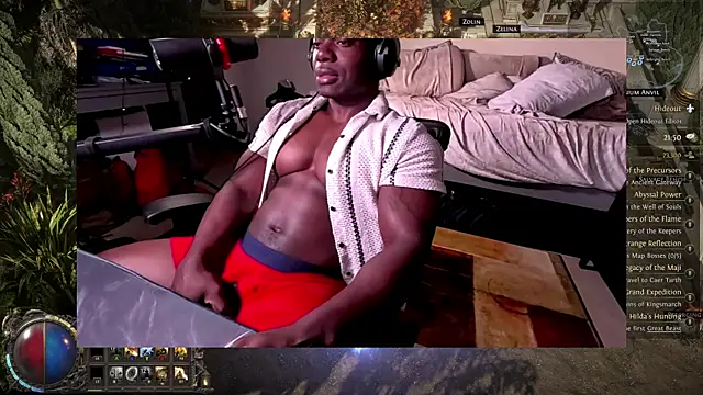 Show de BigPahPii na webcam