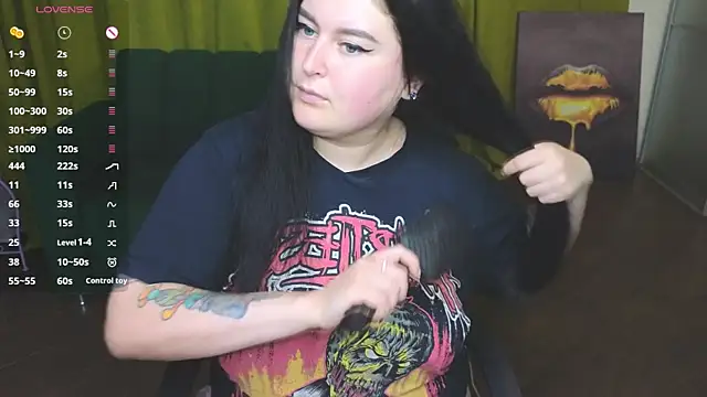 Show de CessieBler na webcam