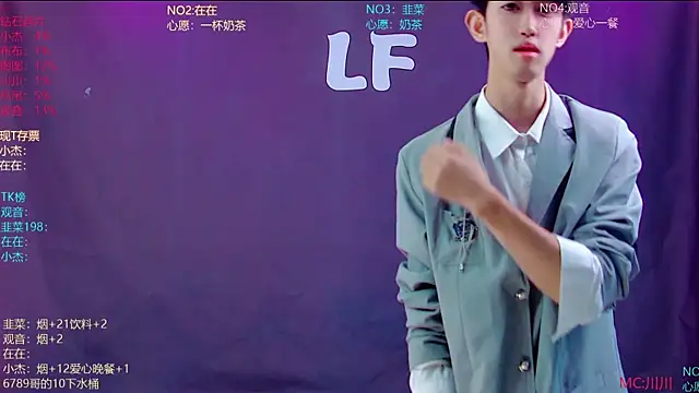 M-handsome-boyn Webbikameraesitys