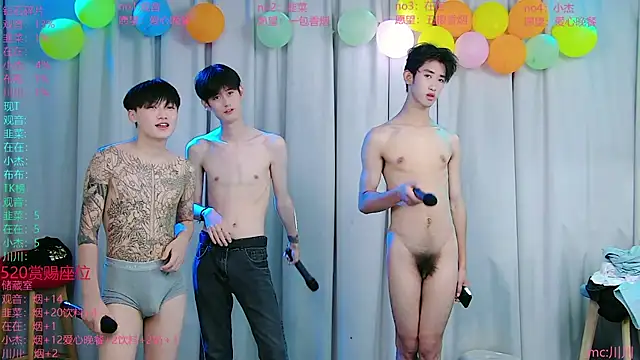 M-handsome-boyn Webbikameraesitys