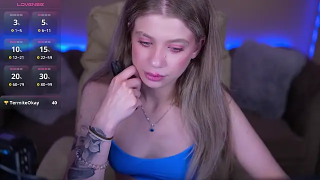 Show de SunnyLay na webcam