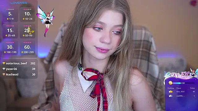 Show de SunnyLay na webcam