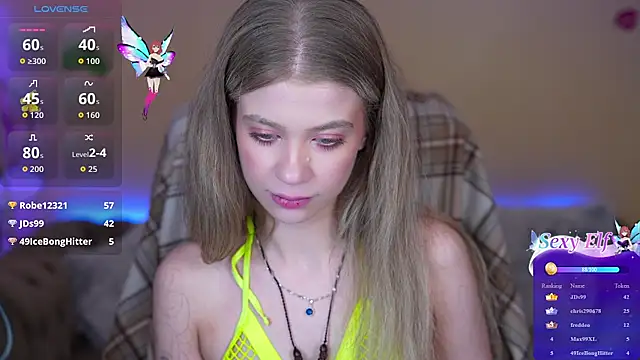 Show modela SunnyLay na web-kameri