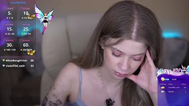 Show modela SunnyLay na web-kameri