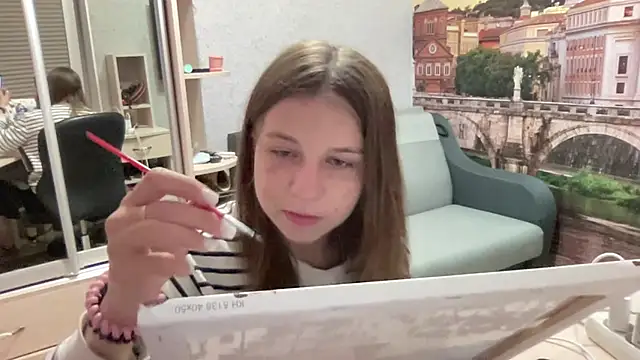 Show de HwaTrippel na webcam
