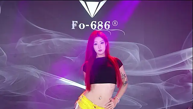 Show de FO-6868 na webcam