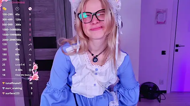 הופעת וובקאם של ChloeWells