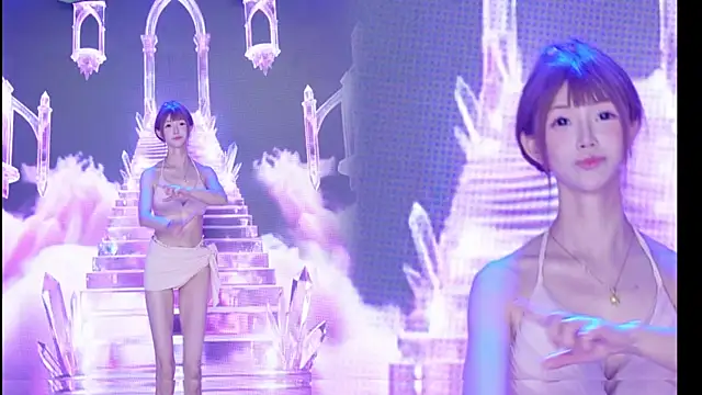 AOA--girln Webbikameraesitys